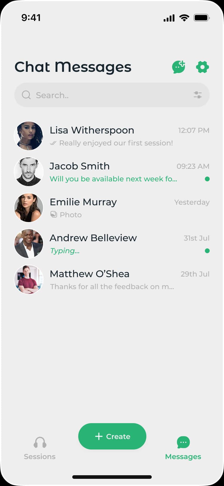 Coach Recap Chat Screen